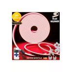 Neeko Neon Esnek Şerit Led Tak Çalıştır Kumandalı - Dimmer- Kırmızı 4 Metre