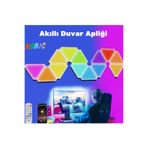neeko Triangle RGBIC Üçgen Duvar Apliği Telefon ve Kumanda Kontrollü Özelleştirilebilir 12 Parça