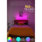 neeko Uzaktan Kumandalı Led Abajur Aplik Gece Lambası Kumandalı 150 Cm