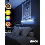 Neeko WALL STICK - Kumandalı - Full Rgb Led Aplik - Abajur - Kumandalı - 120 Cm - Siyah