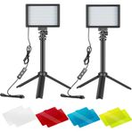 Neewer 2'li Paket Ayarlanabilir 5600 K USB Led Video Işığı