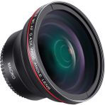 Neewer 58MM 0.43X Profesyonel Hd Geniş Açı Lens (Makro Kısmı) Canon Eos Rebel 77D T7I T6S T6I T6 T5I T5 T4I T3I T3 Sl1 1100D 700D 650D 600D 550D 300D 100D 60D 7d 70D (Yurt Dışından) - Siyah