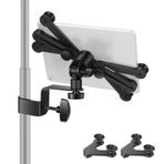 Neewer 7-14 inç ayarlanabilir tablet tutucu, 360 derece döner kıskaçlı mikrofon standıyla bağlantı için, iPad, iPad Pro, iPad Air, Google Nexus Samsung Galaxy ile uyumlu