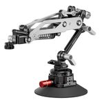 NEEWER Hidrolik destek kolu, vantuzlu araç tutucu, NATO rayı, hızlı kilitli, 360° döner taban, GoPro DJI Osmo Pocket 3 Insta360 X5 X4 X3 aksiyon kamerası 500 g maks. yük GA022 ile uyumlu