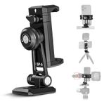 NEEWER Metal Cep Telefonu Tripod Montaj Adaptörü Tutucu, Arca Tipi Hızlı Değiştirme Tabanlı, 270° Dönme, 2 Soğuk Ayakkabı, Telefon Tutucu Kelepçe, iPhone 15 14 Pro Max Galaxy S23 Pixel 8 Pro, SP-02