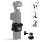 NEEWER Pocket 3 Kafes Gimbal Video Kayıt Cihazı, Alüminyum Alaşımlı, Aksiyon Kamerası Uzatma Adaptörü, 1/4 inç Dişli, Soğuk Ayakkabı, DJI Osmo Pocket 3 Creator Combo AC009 ile Uyumlu