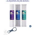 Nefa Açık Kasa Su Arıtma + İhlas Aura Cebilion (Compact Model) Uyumlu 3'lü Filtre Seti