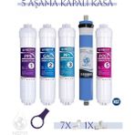 Nefa Tüm Kapalı Kasalar, İhlas Aura (Silver, Plus, Platinum) Conax Uyumlu, Su Arıtma 5'li Filtre Seti, 80 Gpd Membranlı