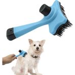 Nefertiya Evcil Hayvan Kedi Köpek Tuşlu Otomatik Tüy Toplayıcı Tarak Kaşıma Tarağı Fırça