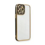 Nefertiya iPhone 13 Pro Liva Lens Siyah Silikon Kılıf