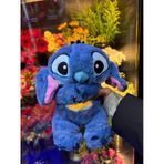 Nefes Alan Stich Uyku Arkadaşı Stitch Peluş Oyuncak Kulakları Oynayan 30cm Işıklı Müzikli Çok Renkli