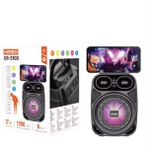 Neffo Kimiso QS-3303 Taşınabilir Bluetooth Hoparlör – 8W Güç, 1200 Mah Batarya, Rgb Işıklı - Siyah
