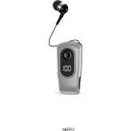 Neffo Makaralı Kulaklık Bluetooth 5.4 | 18 Saat Konuşma | Dijital Ekran | Titreşimli | Yüksek Kalite Ses - Beyaz