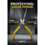 NEFFO Takı Pensesi Mini İğne Burun Pense Çapraz Tel Kesici Boncuk Takı Aleti