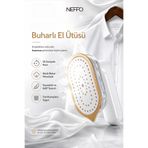 NEFFO Taşınabilir El Tipi Giysi Buharlayıcı Katlanabilir Buharlı Ütü Ev Kullanımı İçin Mini Buharlı Ütü Seyahat El Tipi Ütü Makinesi