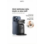NEFFO Yüz Takibi Yapan 360° Dönen Gimbal Telefon Sabitleyici Video Çekimi İçin Taşınabilir Akıllı Tripod