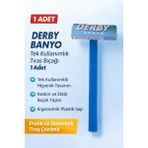 Negok Derby Banyo Tek Kullanımlık Tıraş Bıçağı 1 Adet Plastik Saplı Pratik Tıraş Jileti