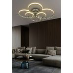 Negro 4'lü Plafonyer LED Avize - 2 - Krom