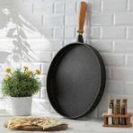 Nehir 34 cm Granit Dekorlu Döküm Gözleme Tavası