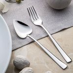 Nehir Can Canan 12'li Gri 16.2 cm Çatal Kaşık Bıçak Takımı