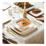 Nehir Elegant Gold 30 Parça Yemek Takımı
