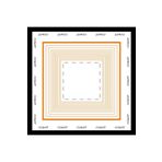 nehir eşarp Flower Yazılı Çizgili Desen Fular Bandana 70x70 Cm Kırmızı Beyaz