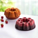 Nehir Frezya Exclusive 26CM Döküm Granit Kek Kalıbı Bordo