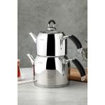 Nehir Modern 2.9 lt Metalik Maxi Çelik Çaydanlık Takımı