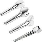 Nehir Nehir 4'lü Çelik Maşa Seti (Pasta Maşa+Makarna Maşa+Servis Maşa+Izgara Maşa 28cm)