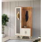 Nehir Portmanto Askılık Ayakkabılık Aynalı 100x36x200