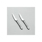Nehir Safir Pasta Bıçak - 6 Lı Paslanmaz Çelik Pasta Tatlı Bıçağı 18/10