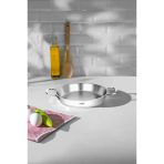 Nehir Silver Çelik 20 cm Kapaksız Omlet Sahan
