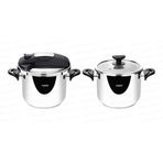 Nehir Silver Matik 4 Parça 4+7 lt Düdüklü Tencere Set