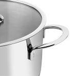 Nehir Silver Trend 18 Cm Paslanmaz Çelik Derin Tencere Gri