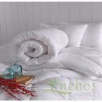 Nehoş Tekstil Çift Kişilik Mikrofiber Saten Beyaz Yorgan - 195 x 215 cm