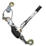 NEIKO 02256A Come Along halatlı vinç, 5 ton (4,5 kg) çekme kapasitesi, 3 ayak, 3 kanca, çift dişli çarklı sağlam güç kablosu, el vinç kablosu, otomobil kaldırma çekici, kurtarma ekipmanı