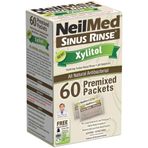NeilMed Sinüs Durulama Önceden Karıştırılmış Dolum Paketleri, Xylitol, 60ct.