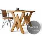 Neiwel Asur Doğal Ahşap Çalışma ve Ofis MASASI-70 cm -160 cm - 70-160