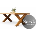 Neiwel Didim Doğal Ahşap Ofis SEHPA-70-140 - Açık Ceviz