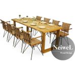 Neiwel Doer Doğal Ahşap Yemek MASASI-120-240