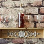 Neiwel Vintage Duen Naturel Ahşap Bar Raf