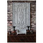 Neiwel Vintage Nova Eskitme Beyaz Ahşap Stand Raf