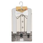 NEKİBUKİ Erkek Çocuk Beyaz Pantolon Askı Papyon Seti 1-9 Yaş