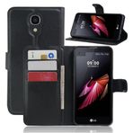 NEKOYA-NEKOYA LG X Ekran Kılıfı, Premium PU Deri Kapaklı Folyo Cüzdan Kılıf Kart Yuvası, Stand Tutucu ve Manyetik Kapama [TPU Darbeye Dayanıklı İç Kılıf] LG X Ekran ile Uyumlu