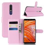 NEKOYA-NOKIA 3.1 Plus Kılıf Kapağı, Premium PU Deri Kapaklı Folyo Cüzdan Kılıfı, Kart Yuvası, Stand Tutucu ve Manyetik Kapatma [TPU Darbeye Dayanıklı İç Kılıf] NOKIA 3.1 Plus ile Uyumlu