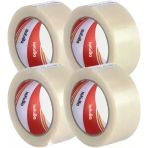 Nekuba Koli Bandı 4 Adet 45X100 Şeffaf (Gergedan) 45Mm, Uzunluk Net 100 Metre, Basınca Gerilime Dayanıklıdır, 4'Lü Paket