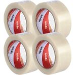 Nekuba Koli Bandı 4 Adet 45X100 Şeffaf (Gergedan) En 45MM, Uzunluk Net 100 Metre, Basınca Gerilime Dayanıkl - Standart - Çok Renkli