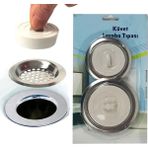 Neler Geldi Neler Lavabo Gider Süzgeç Küvet Duşakabin Eviye Tıpası Süzgeçli 2 Adetli Set Lavabo Tıkacı Gider Tıpası