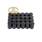 Neler Geldi Neler Magnet Mıknatıs 50'Li 17 X 3 Mm – El Işi Malzemesi Yuvarlak Süsleme Mıknatısı Ferrit Malzeme