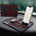 Neler Geldi Neler Numaratörlü Araç Içi Torpido Üstü Kaymaz Ped Mat Telefon Gözlük Tutucu Torpido Telefon Tutucu - Siyah